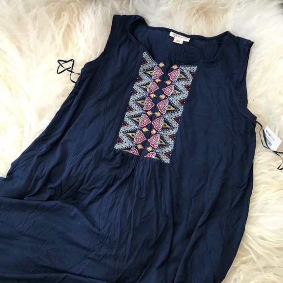 Style & Co. Plus Embroidered Knee-Length Dress - Picture 5 of 7